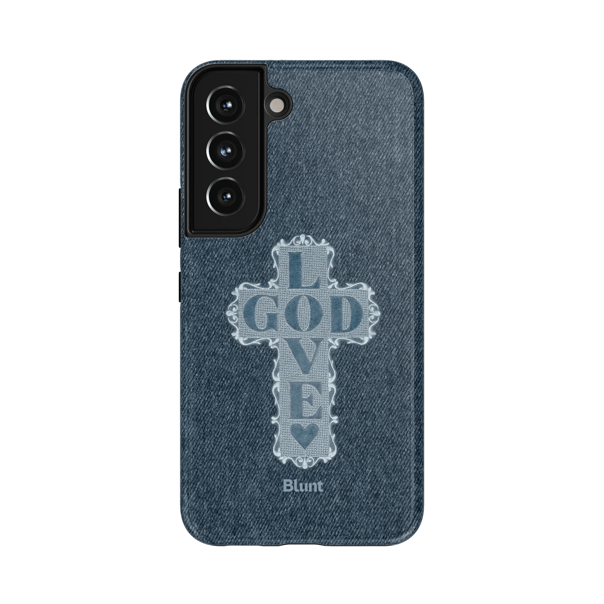 Love God Blue Cross Samsung Case - Blunt Cases