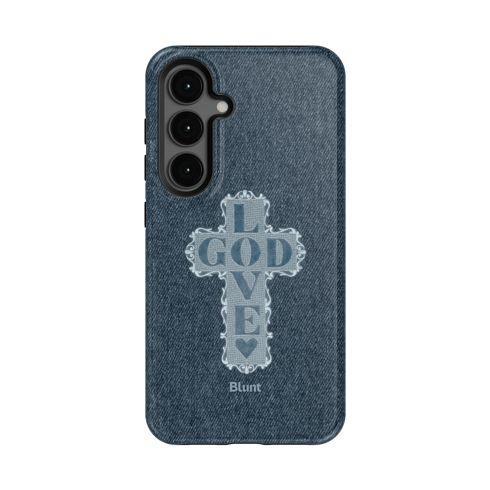 Love God Blue Cross Samsung Case - Blunt Cases