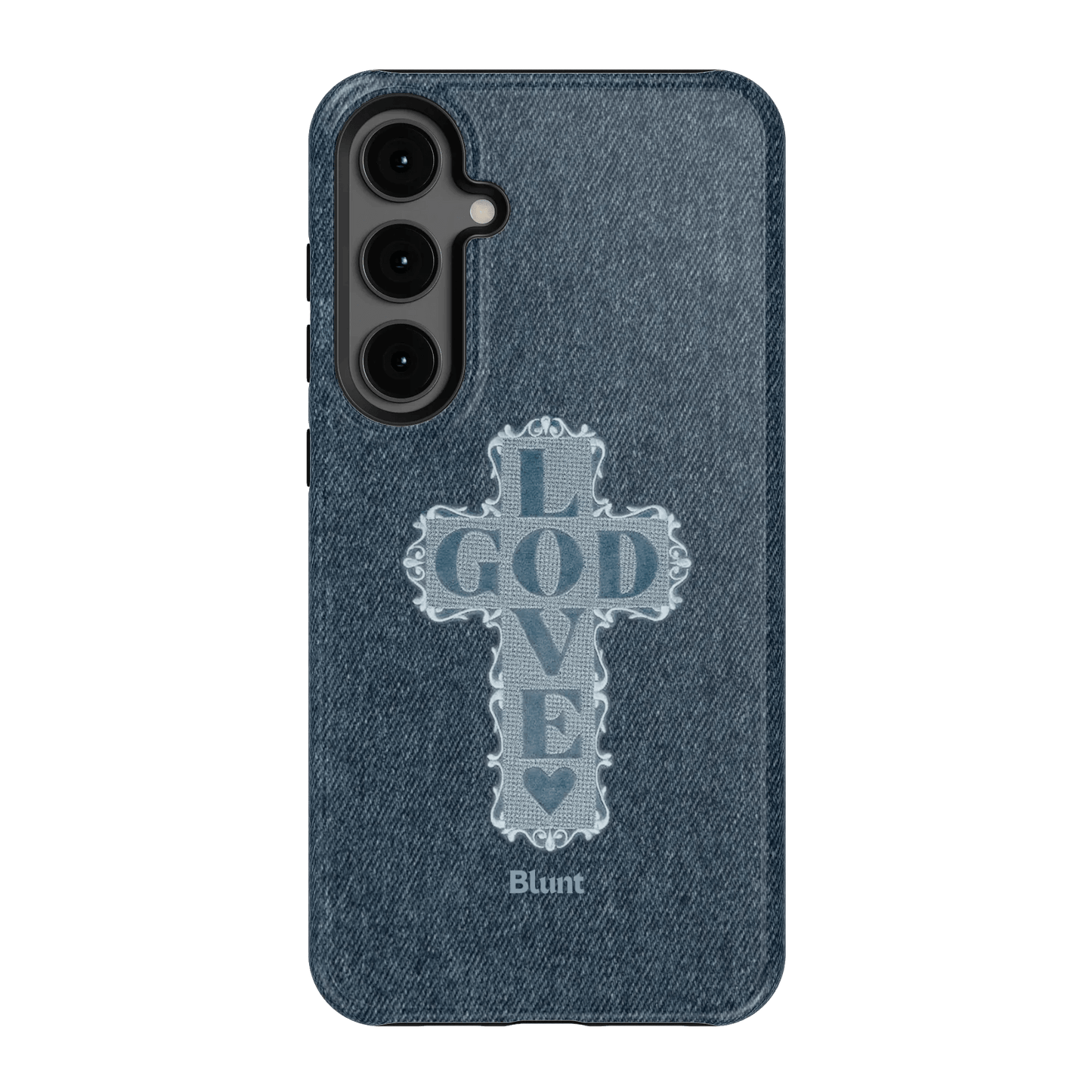 Love God Blue Cross Samsung Case - Blunt Cases