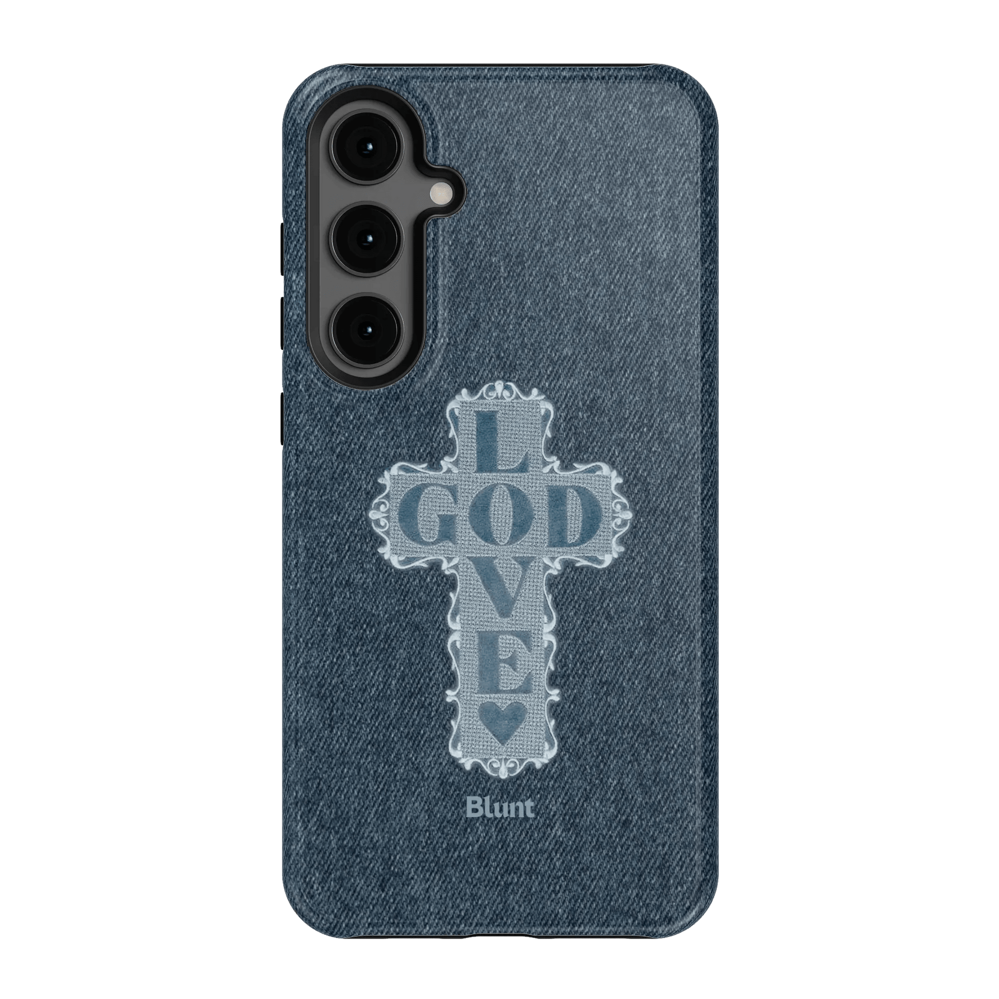 Love God Blue Cross Samsung Case - Blunt Cases