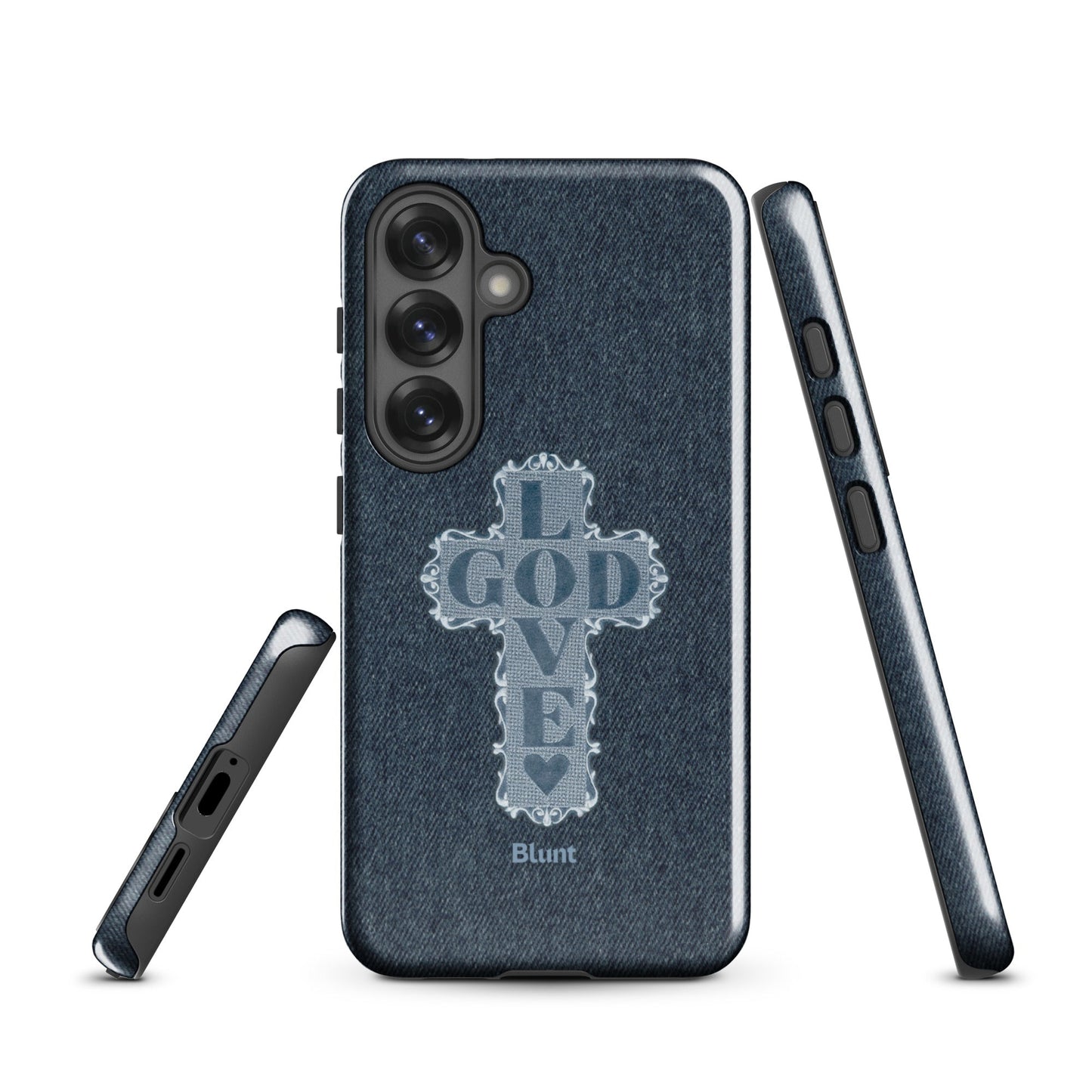 Love God Blue Cross Samsung Case - Blunt Cases