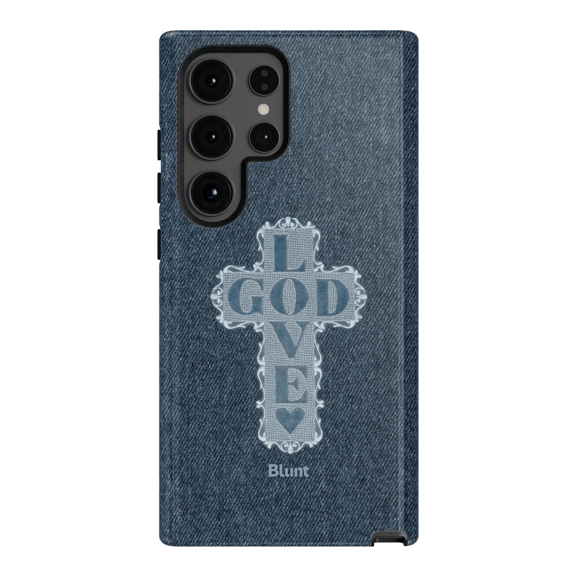 Love God Blue Cross Samsung Case - Blunt Cases