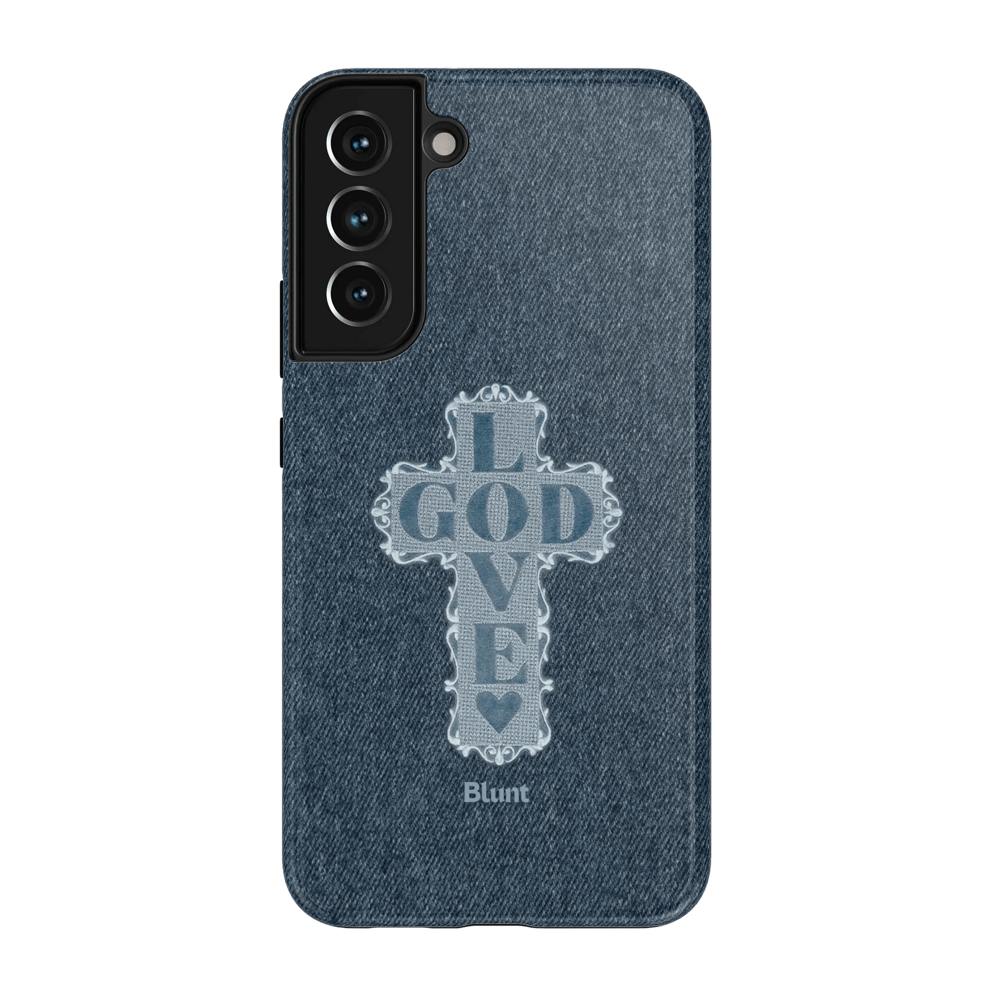 Love God Blue Cross Samsung Case - Blunt Cases