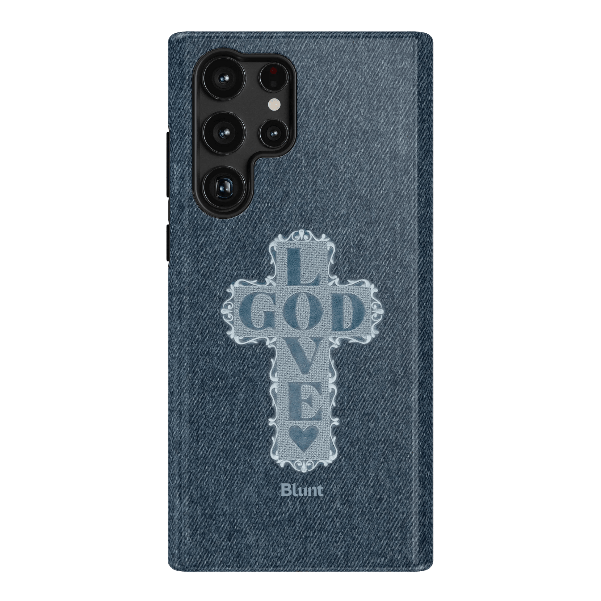 Love God Blue Cross Samsung Case - Blunt Cases