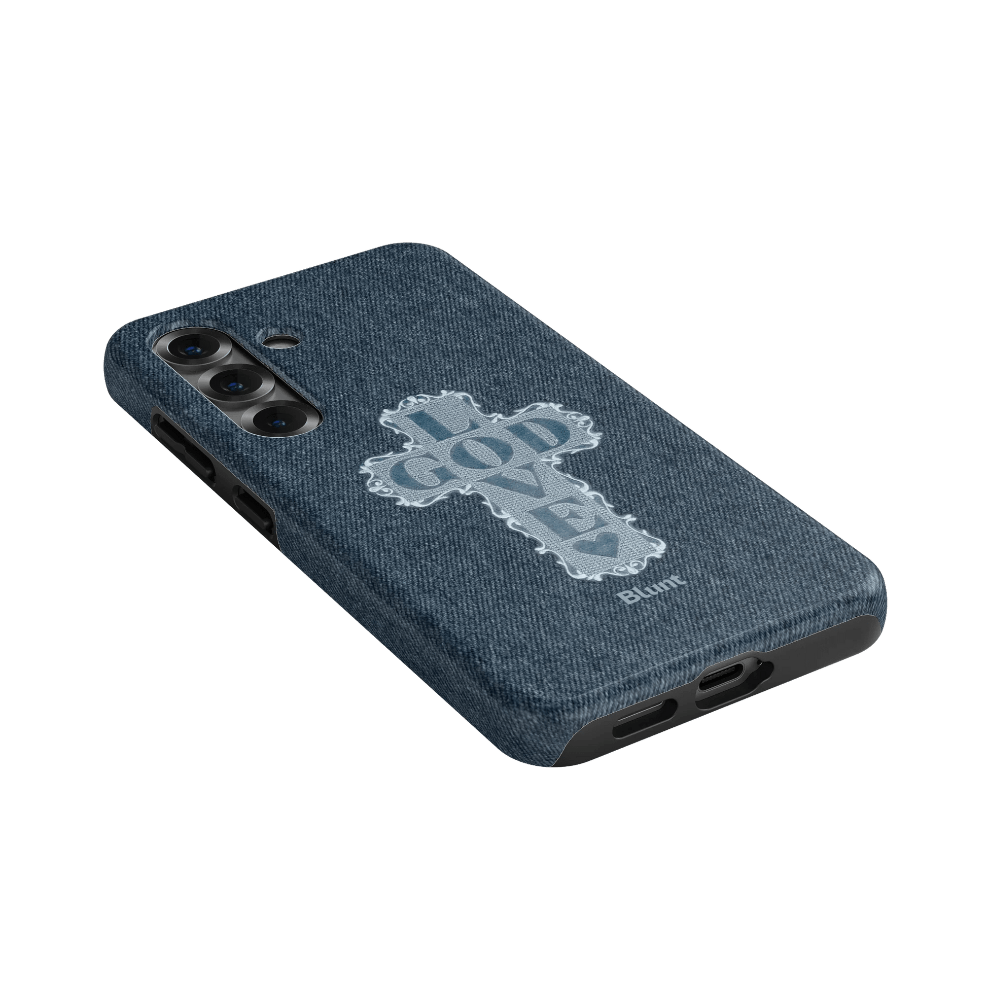 Love God Blue Cross Samsung Case - Blunt Cases