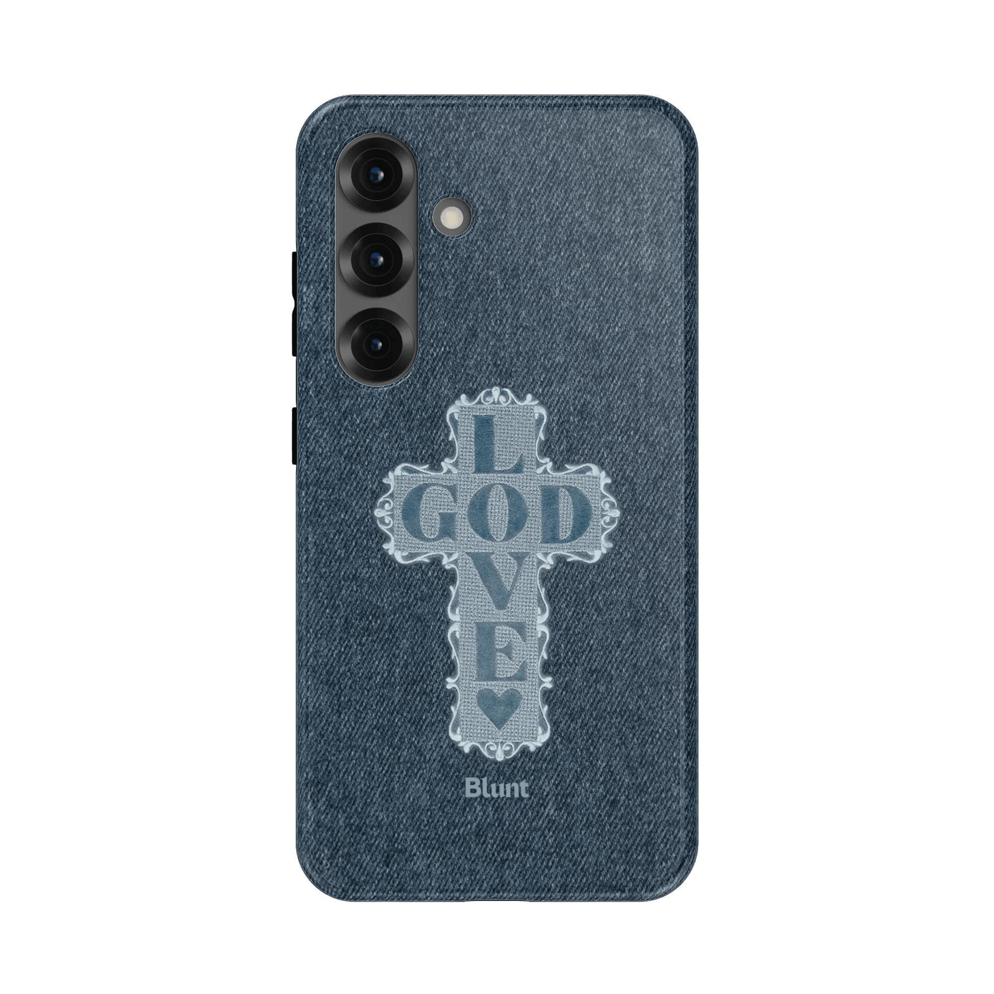 Love God Blue Cross Samsung Case - Blunt Cases