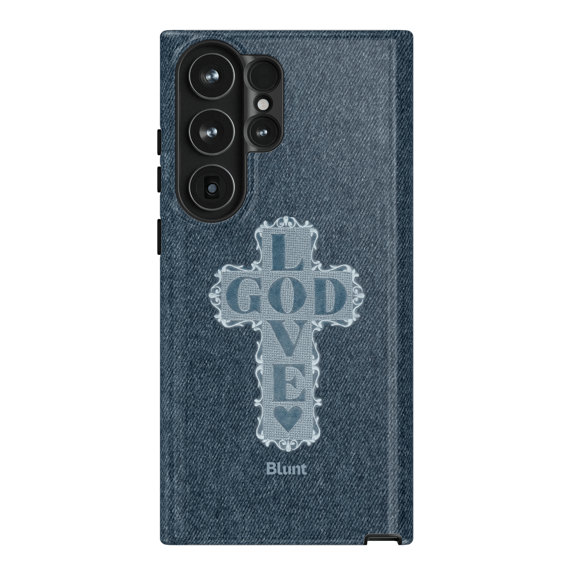 Love God Blue Cross Samsung Case - Blunt Cases