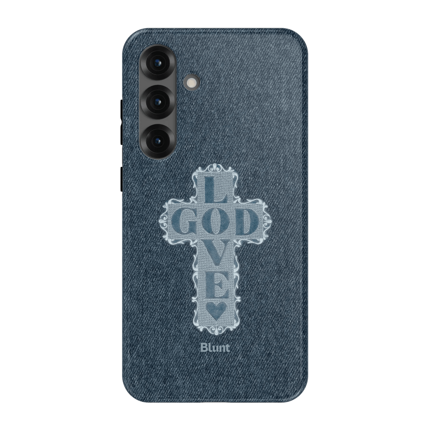 Love God Blue Cross Samsung Case - Blunt Cases