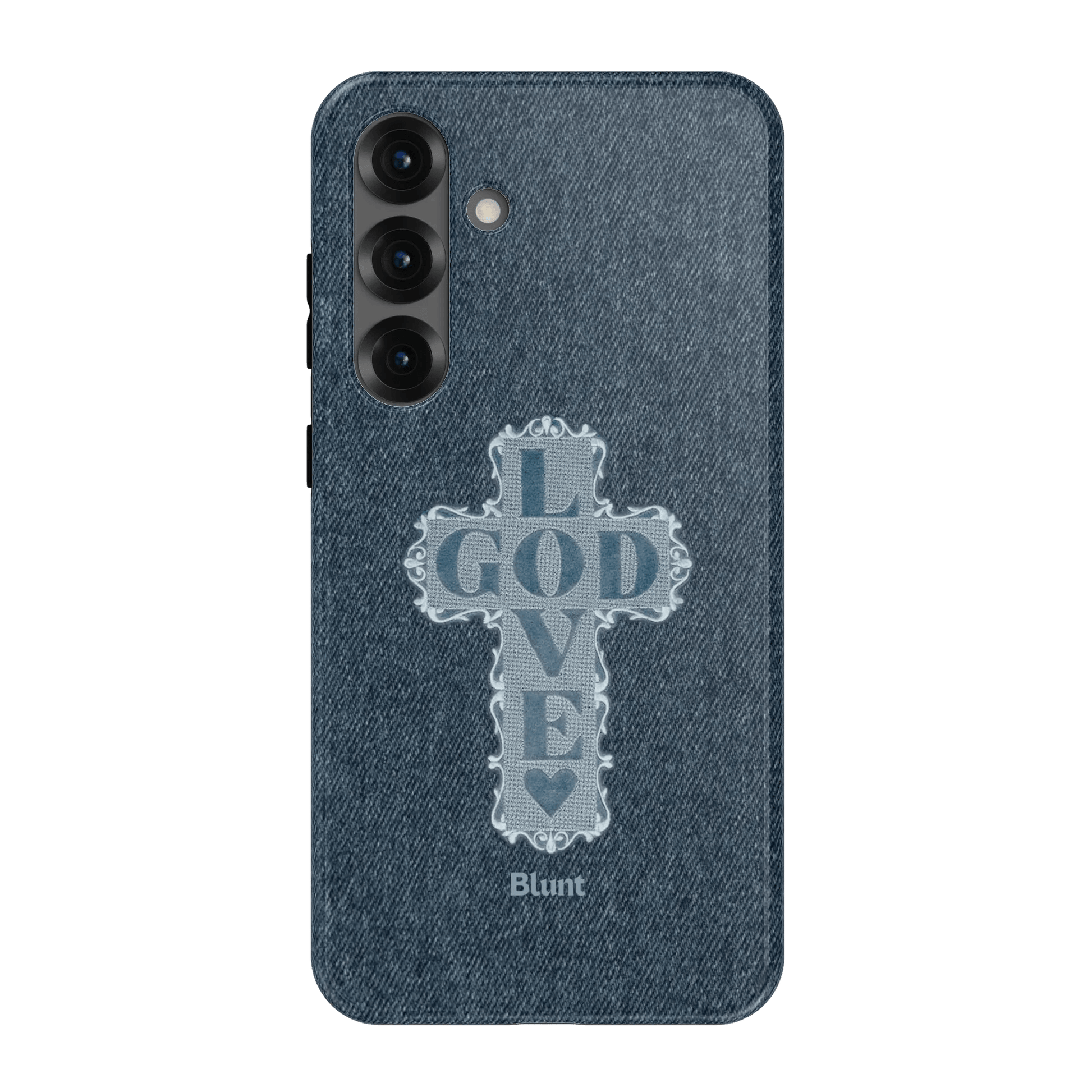 Love God Blue Cross Samsung Case - Blunt Cases