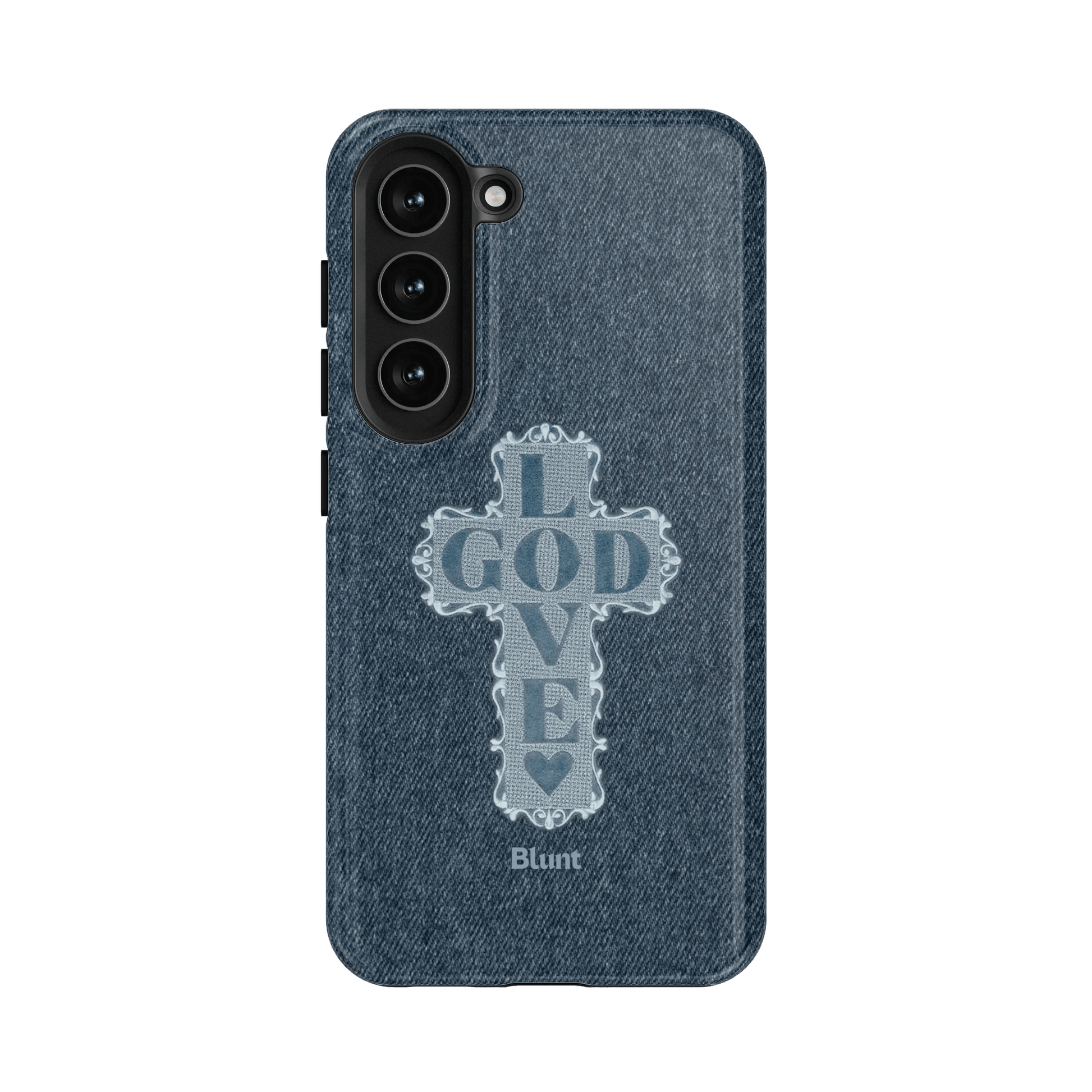Love God Blue Cross Samsung Case - Blunt Cases