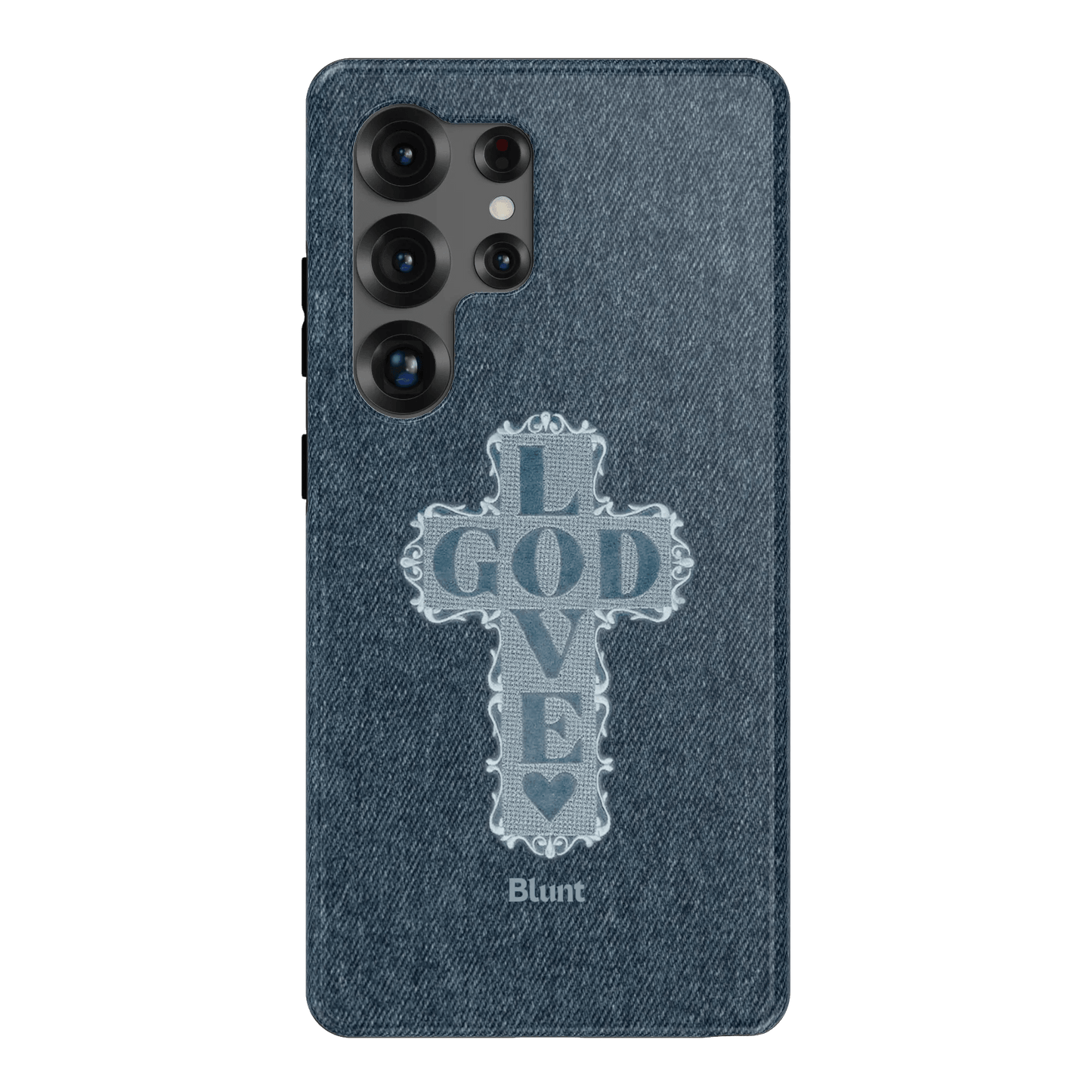 Love God Blue Cross Samsung Case - Blunt Cases