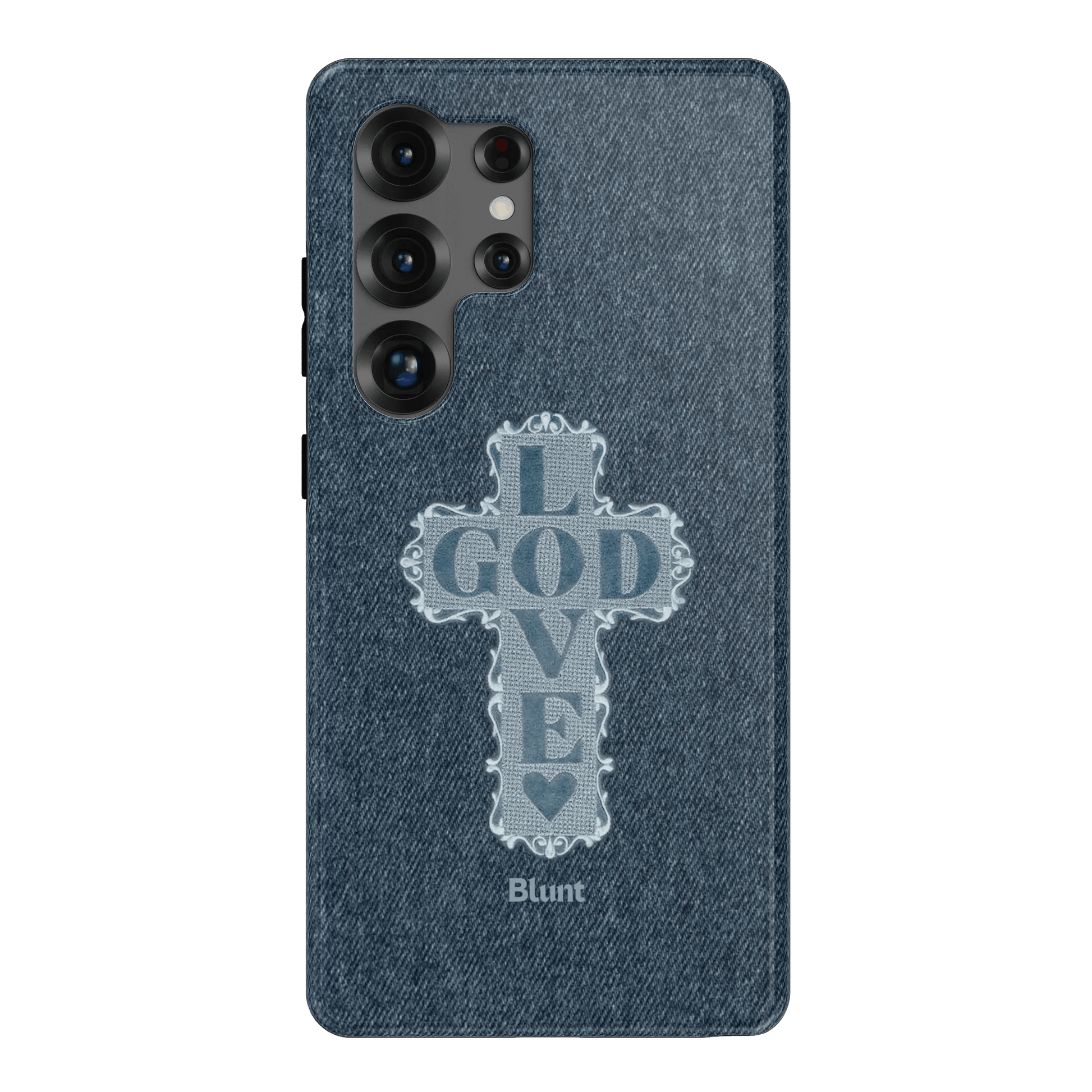 Love God Blue Cross Samsung Case - Blunt Cases