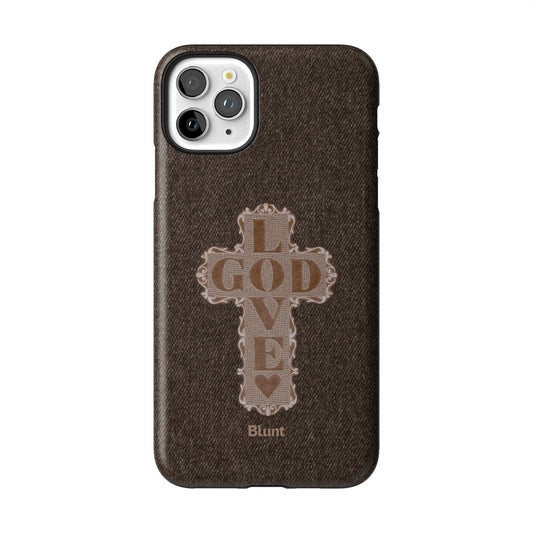 Love God Brown Cross iPhone Case gallery - Iphone_11_Pro_Max_1