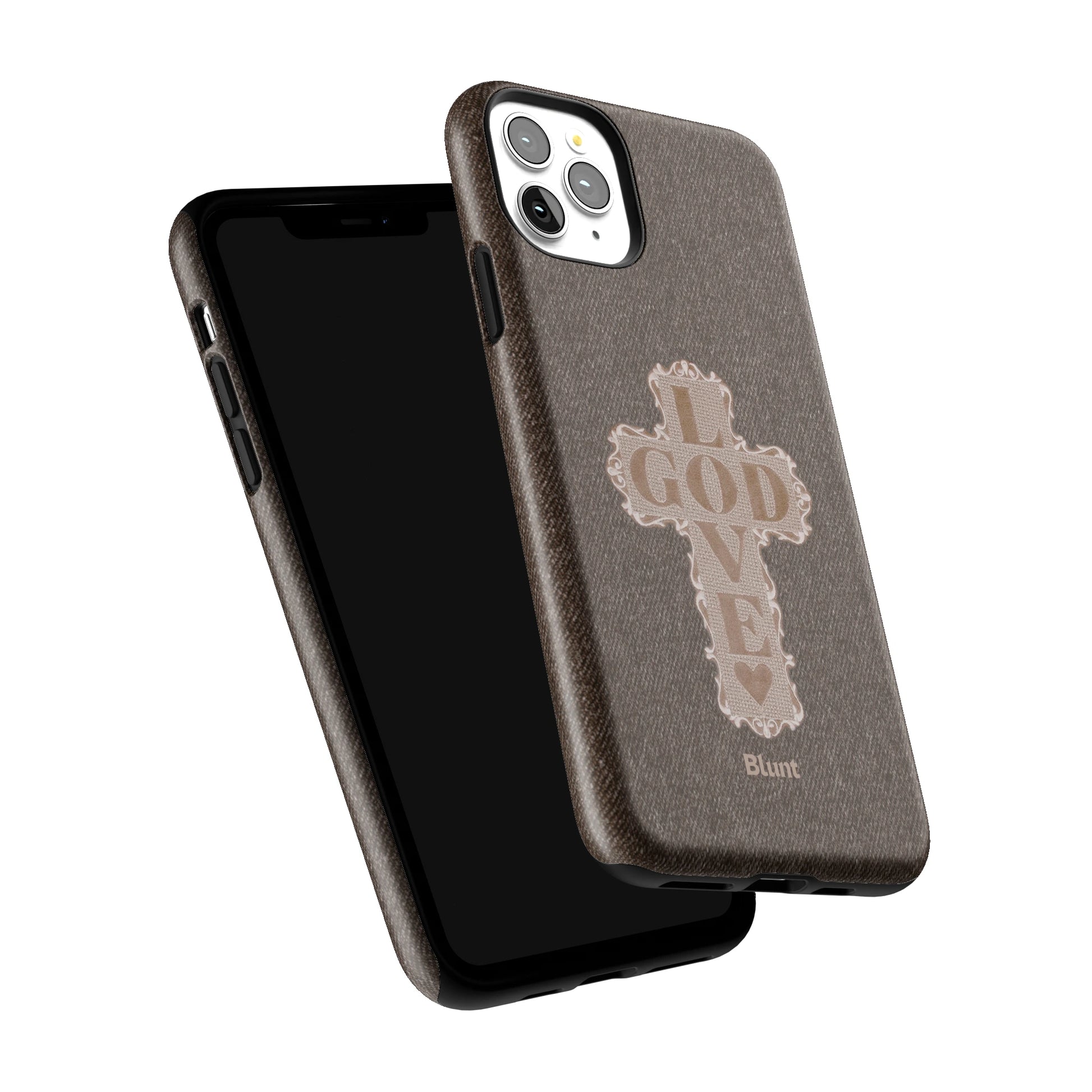 Love God Brown Cross iPhone Case gallery - Iphone_11_Pro_Max_6