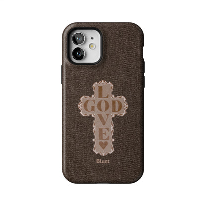 Love God Brown Cross iPhone Case gallery - Iphone_12_Iphone_1