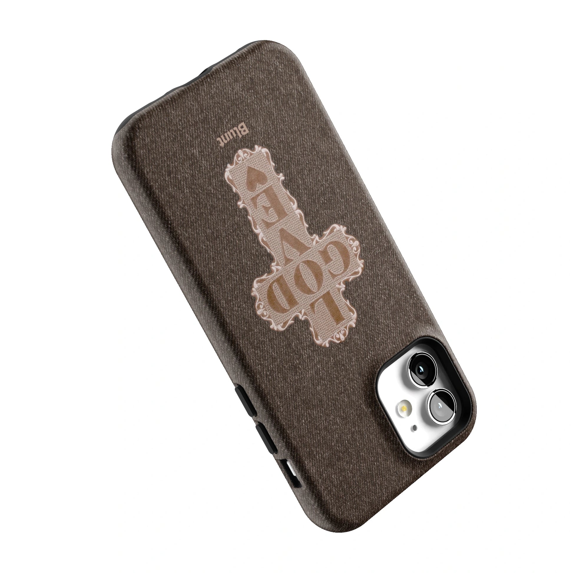 Love God Brown Cross iPhone Case gallery - Iphone_12_Iphone_5