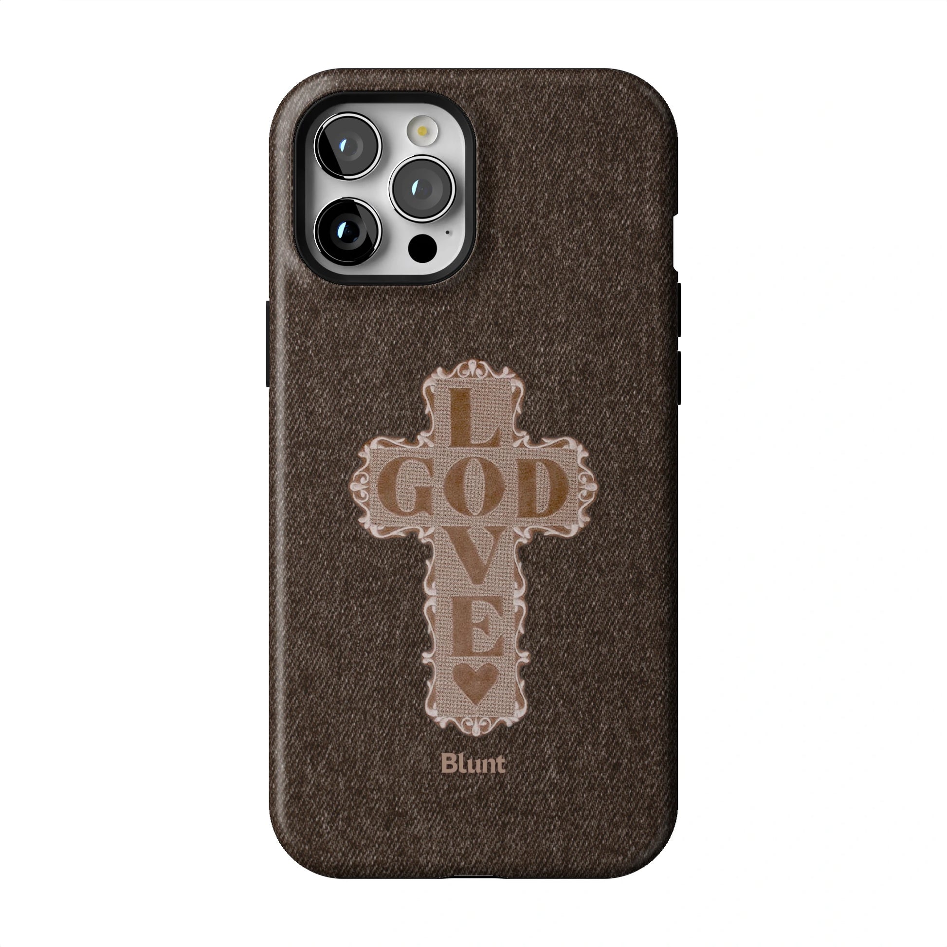 Love God Brown Cross iPhone Case gallery - Iphone_12_Pro_Max_1