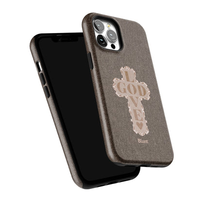 Love God Brown Cross iPhone Case gallery - Iphone_12_Pro_Max_6