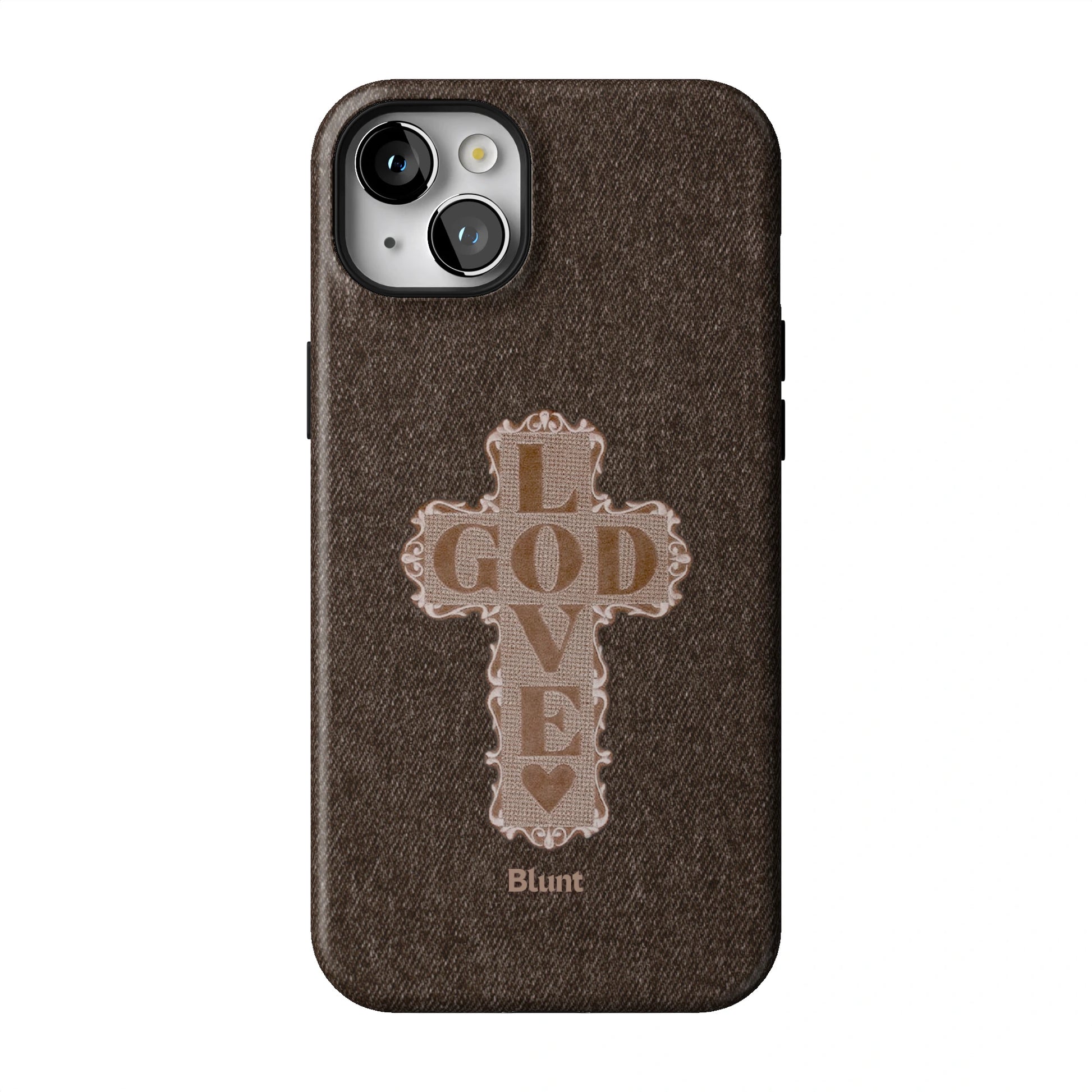 Love God Brown Cross iPhone Case gallery - Iphone_14_Mini_Air_Plus_1