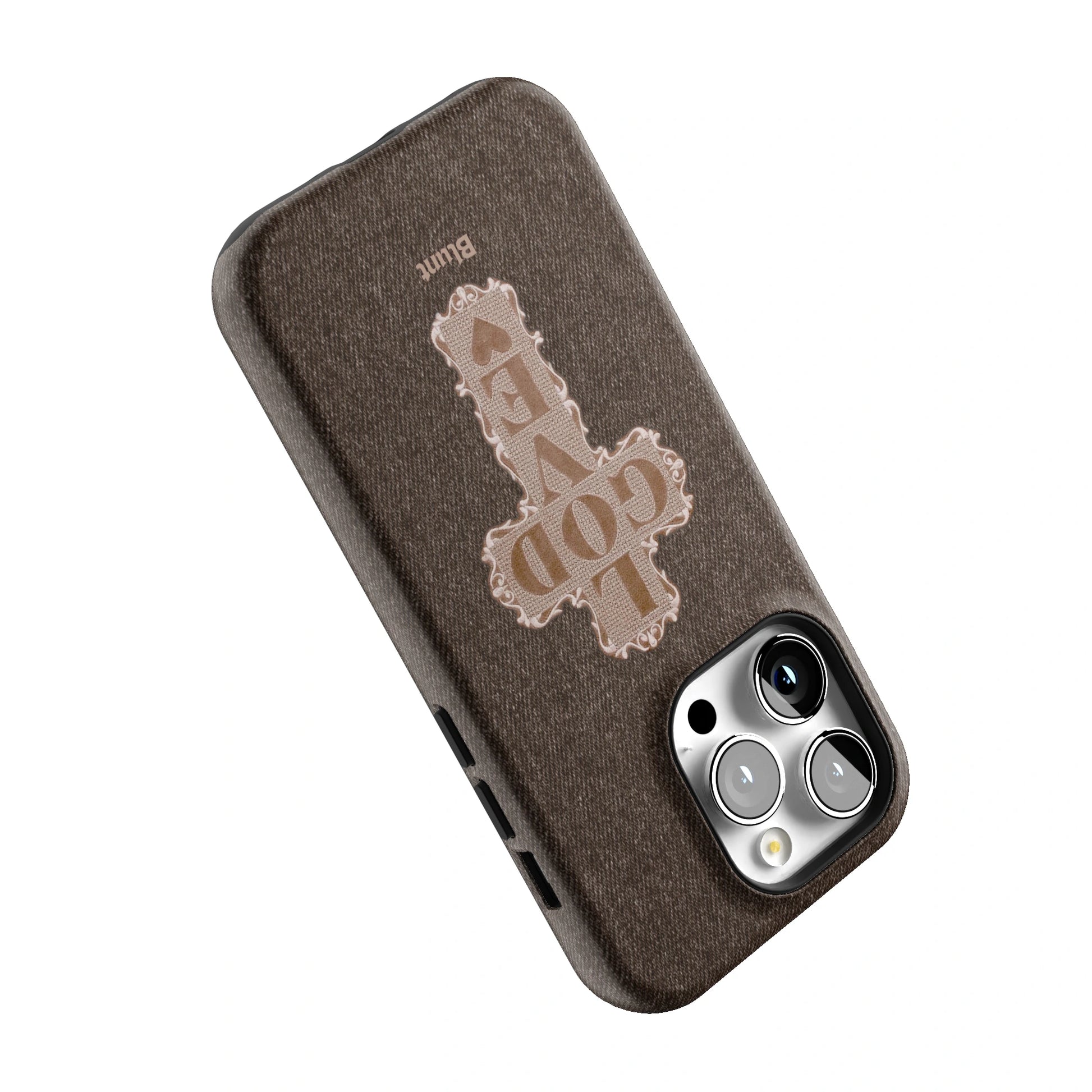 Love God Brown Cross iPhone Case gallery - Iphone_14_Pro_5
