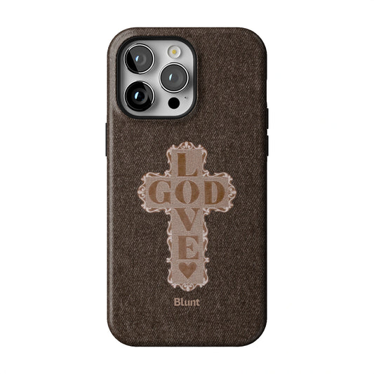 Love God Brown Cross iPhone Case gallery - Iphone_14_Pro_Max_1