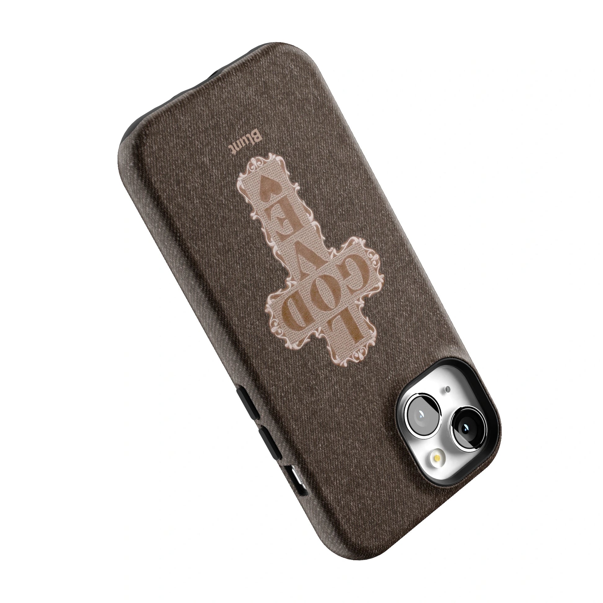 Love God Brown Cross iPhone Case gallery - Iphone_15_Iphone_5