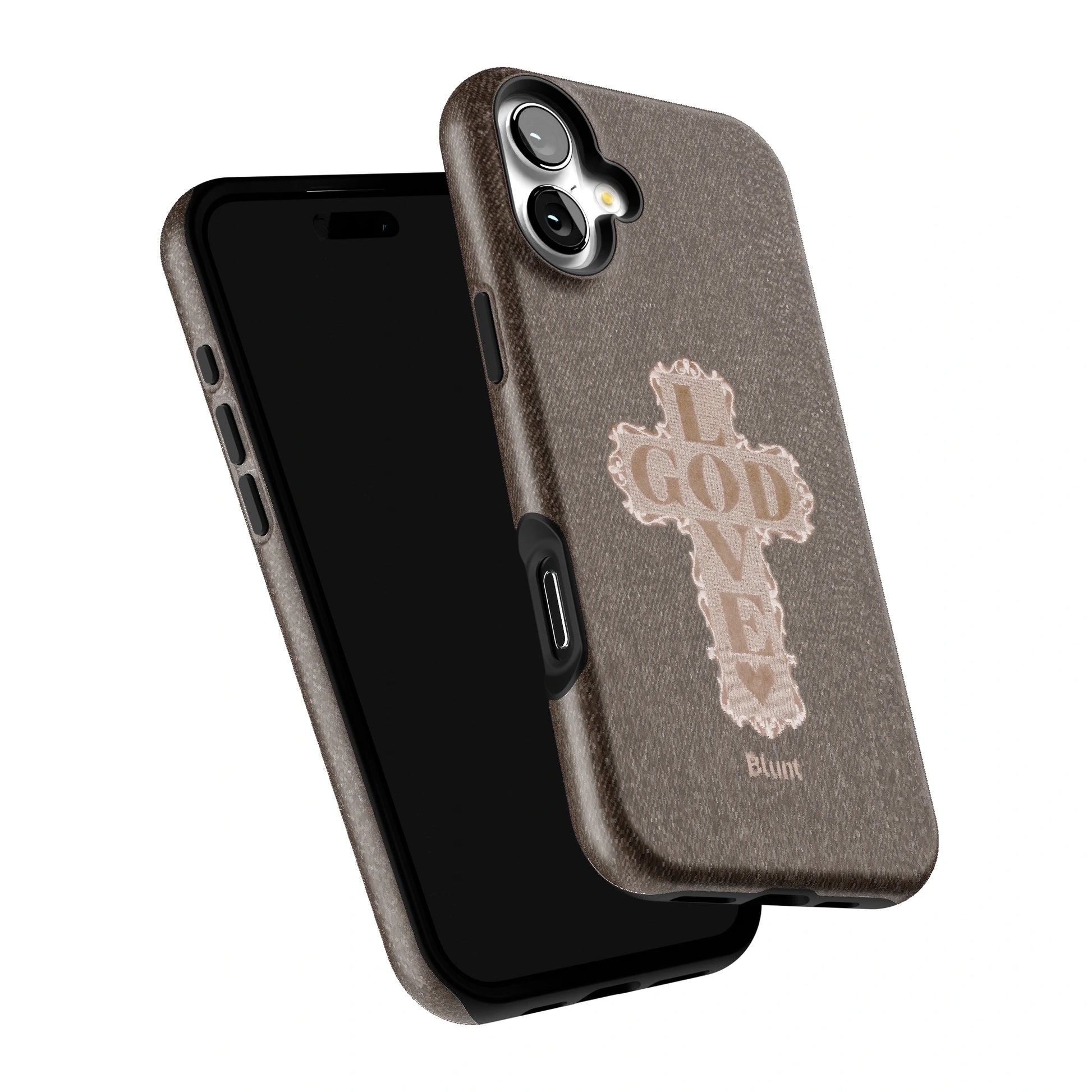 Love God Brown Cross iPhone Case gallery - Iphone_16_Mini_Air_Plus_6