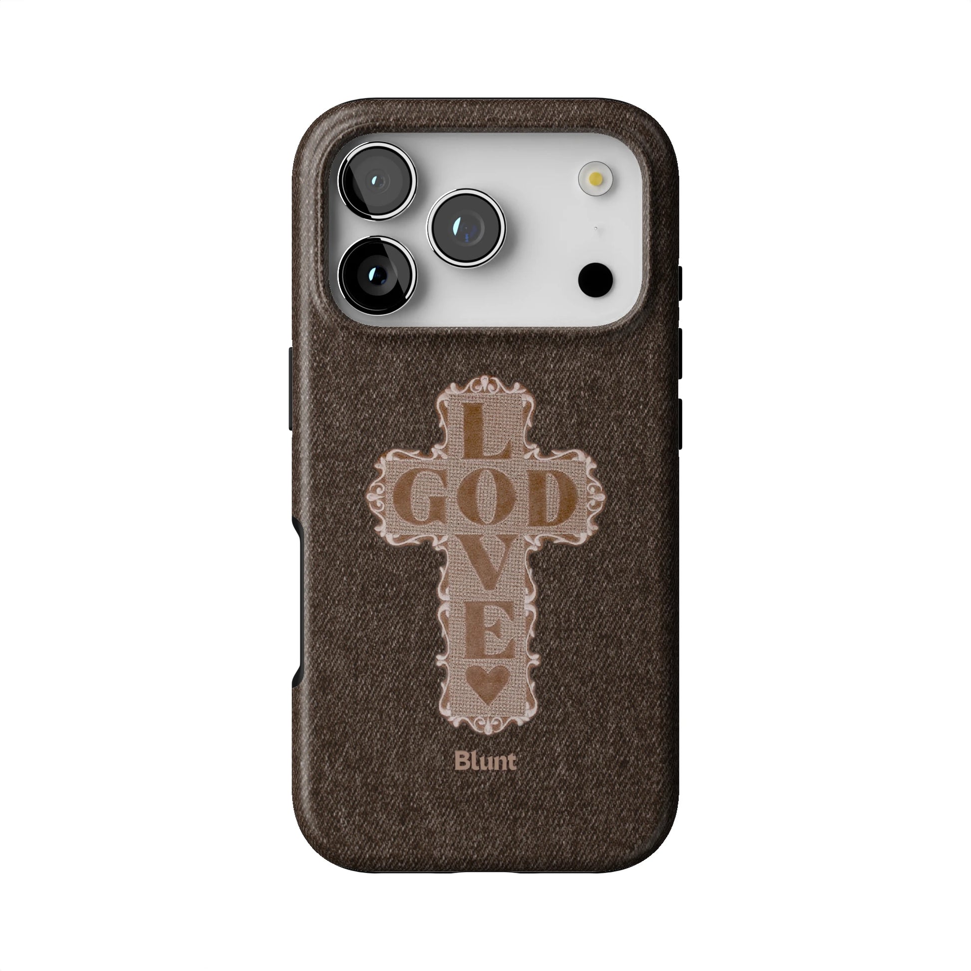 Love God Brown Cross iPhone Case gallery - Iphone_17_Pro_1