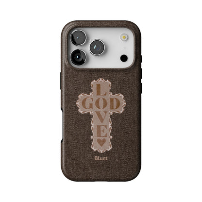 Love God Brown Cross iPhone Case gallery - Iphone_17_Pro_1