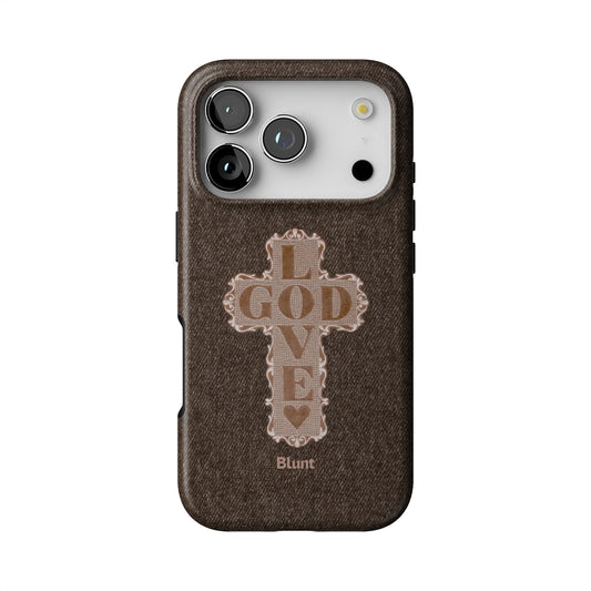 Love God Brown Cross iPhone Case gallery - Iphone_17_Pro_1