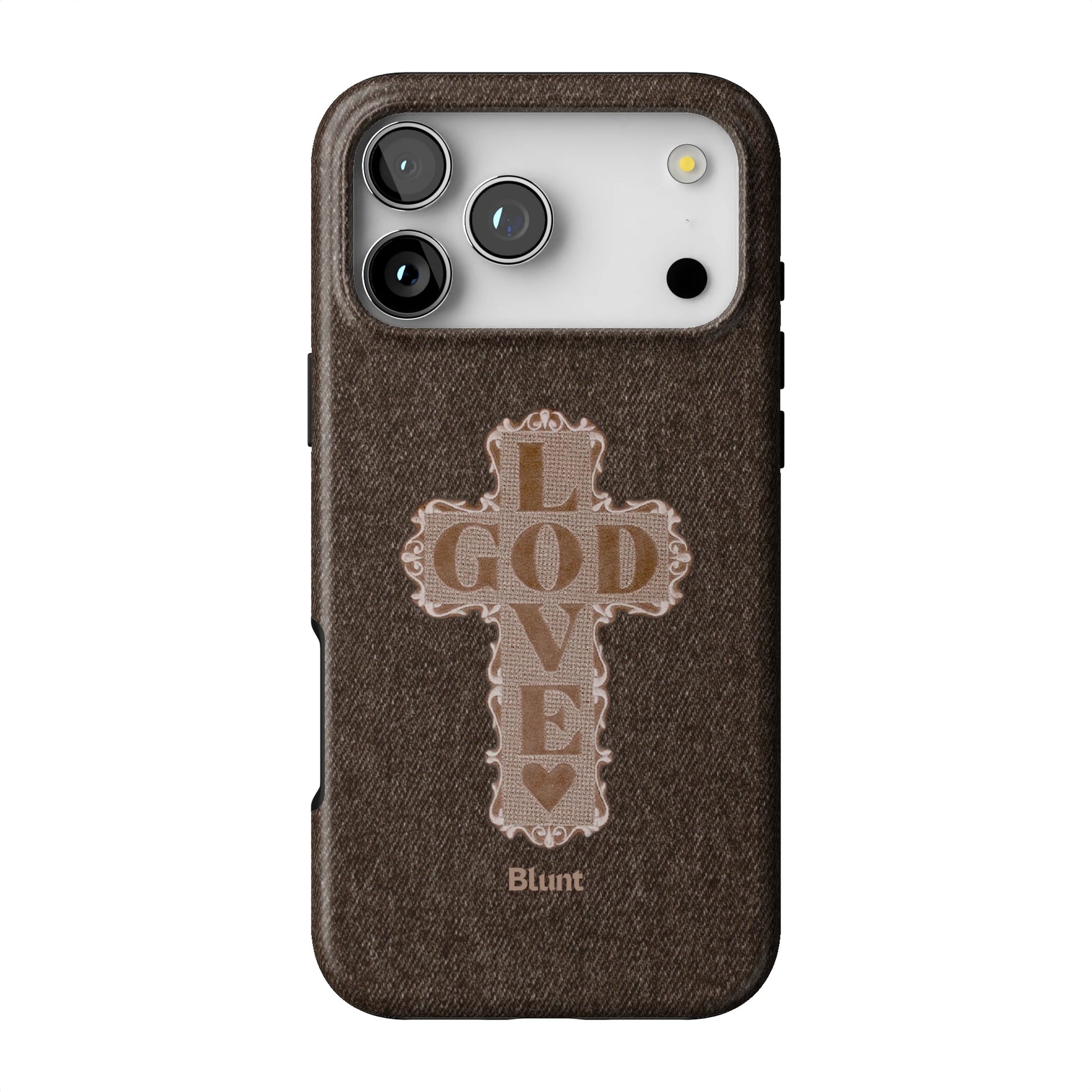 Love God Brown Cross iPhone Case gallery - Iphone_17_Pro_Max_1
