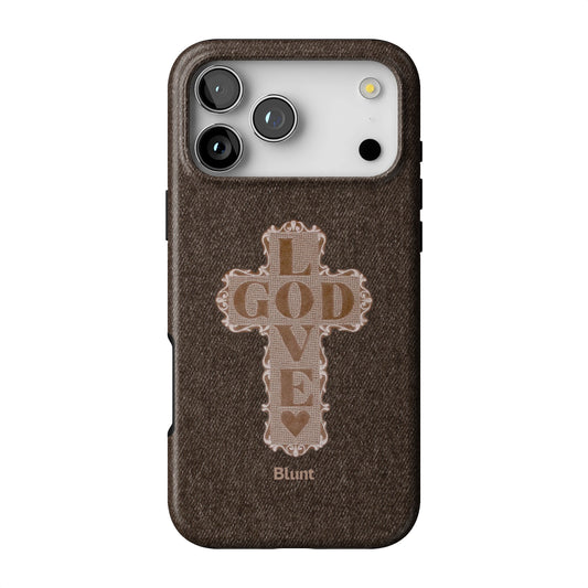 Love God Brown Cross iPhone Case gallery - Iphone_17_Pro_Max_1
