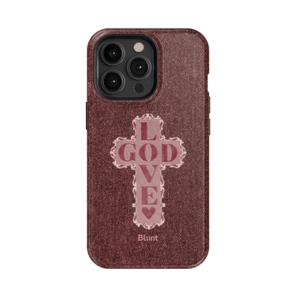 Love God Pink Cross iPhone Case - Blunt Cases