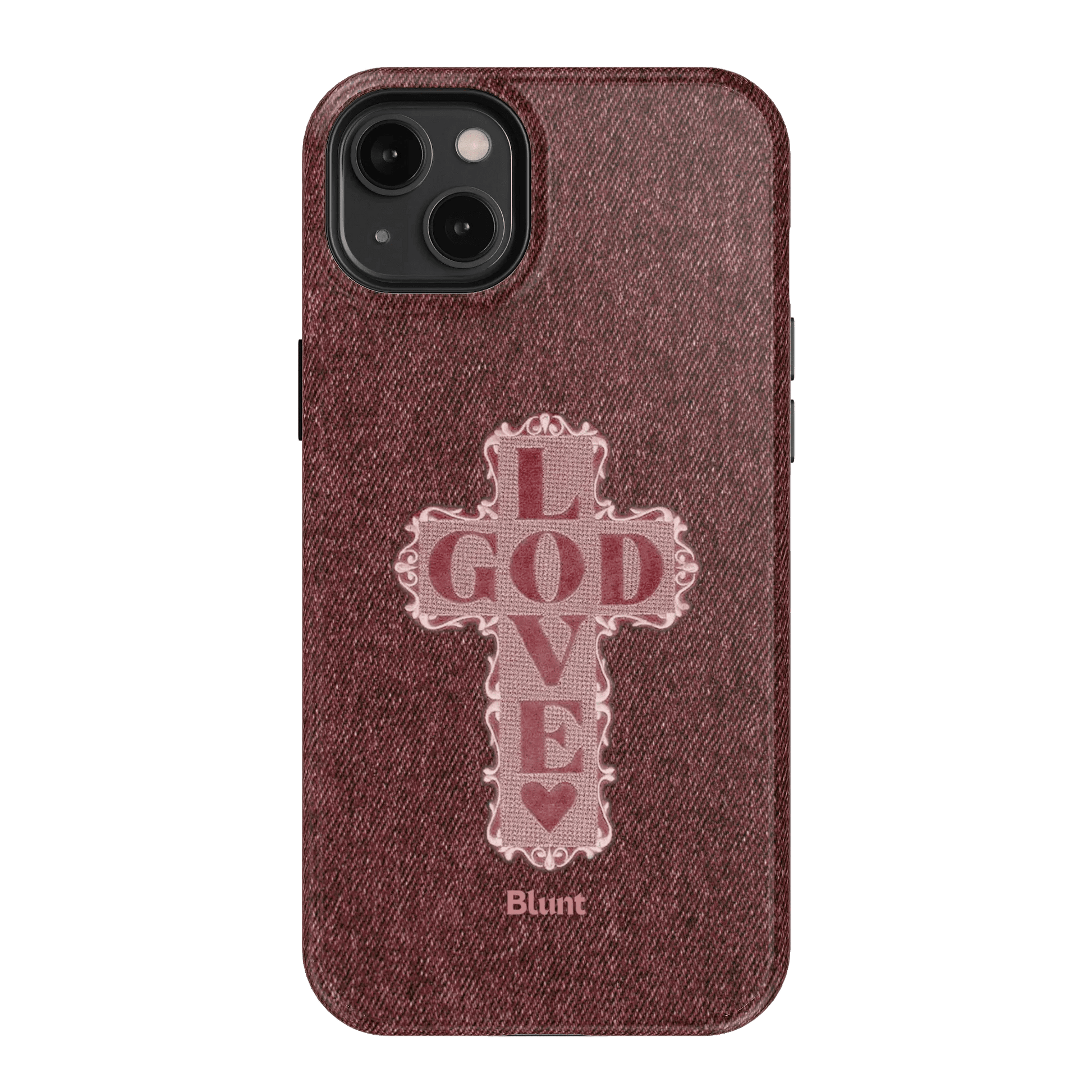 Love God Pink Cross iPhone Case - Blunt Cases