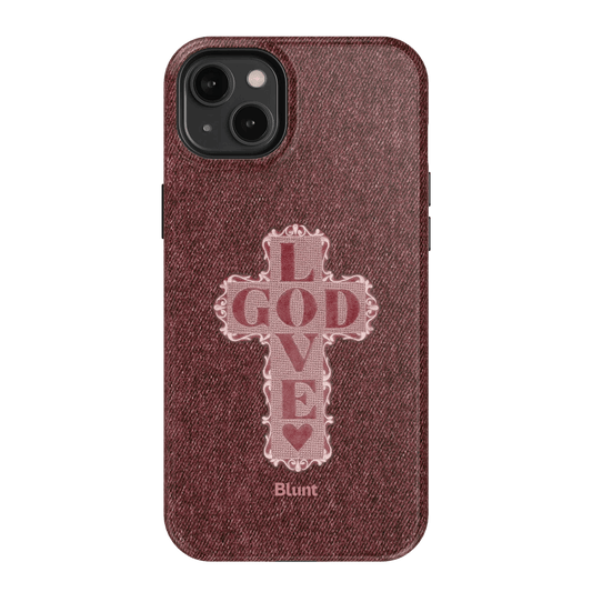 Love God Pink Cross iPhone Case - Blunt Cases