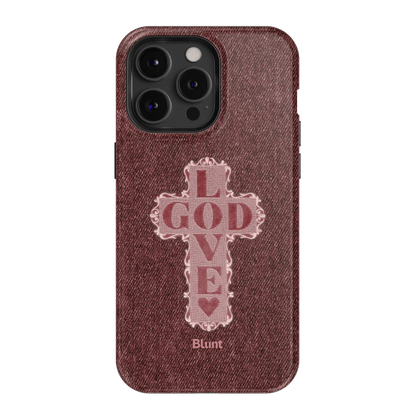 Love God Pink Cross iPhone Case - Blunt Cases