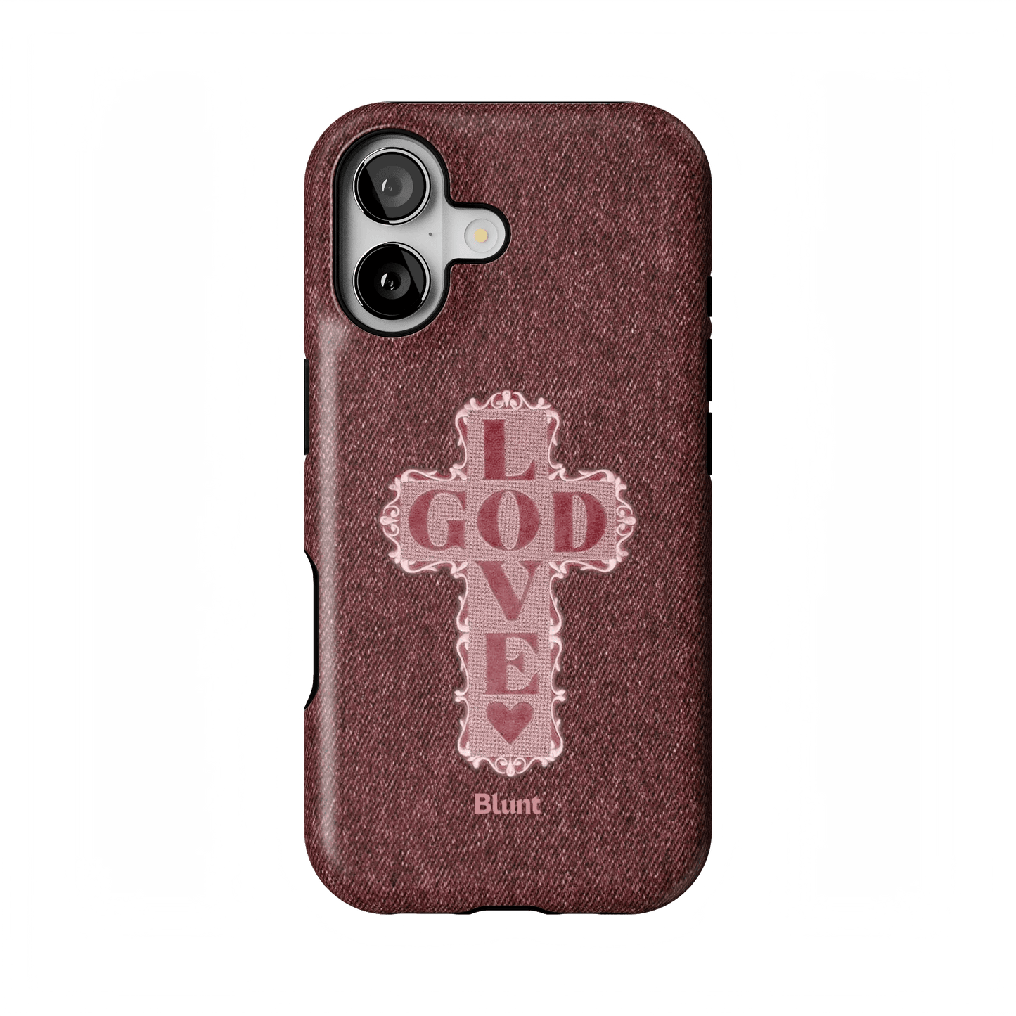 Love God Pink Cross iPhone Case - Blunt Cases