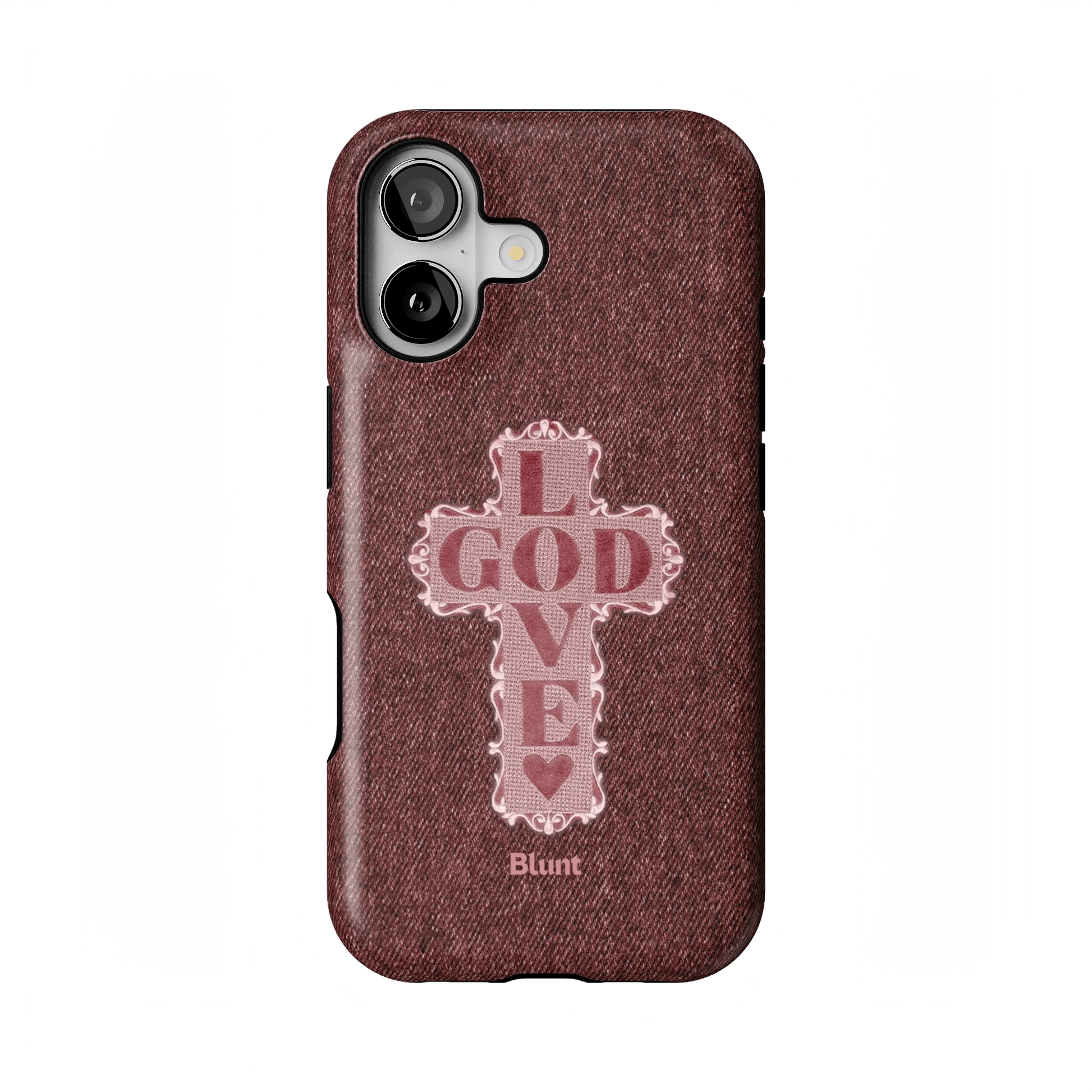 Love God Pink Cross iPhone Case - Blunt Cases