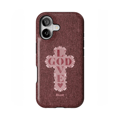 Love God Pink Cross iPhone Case - Blunt Cases
