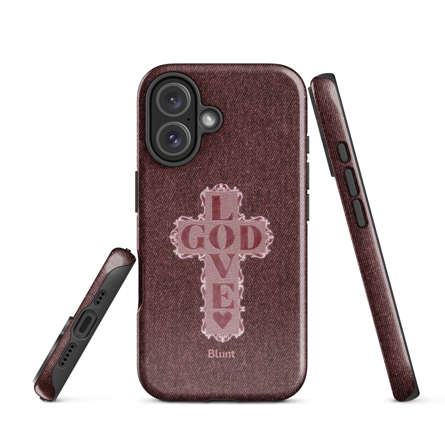 Love God Pink Cross iPhone Case - Blunt Cases