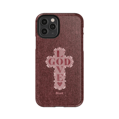 Love God Pink Cross iPhone Case - Blunt Cases
