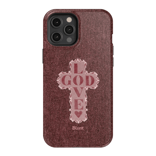 Love God Pink Cross iPhone Case - Blunt Cases