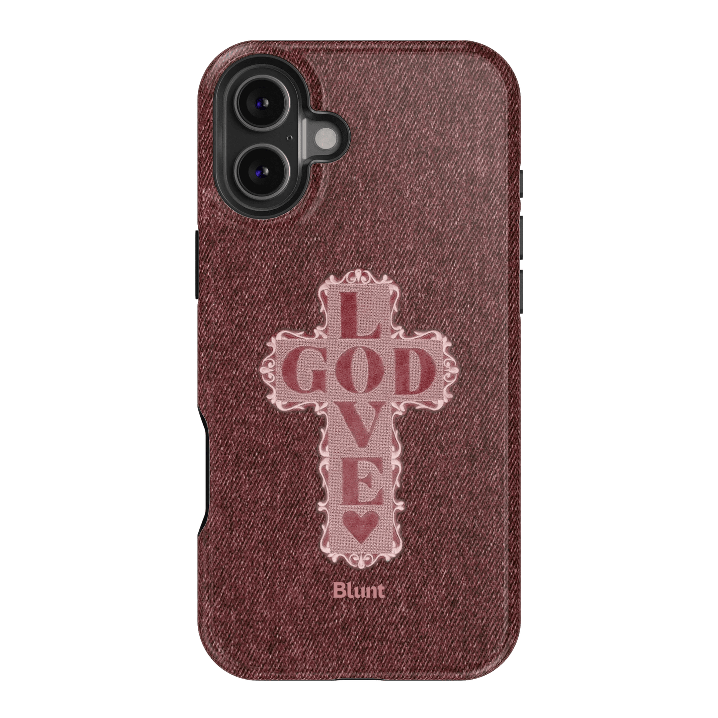 Love God Pink Cross iPhone Case - Blunt Cases