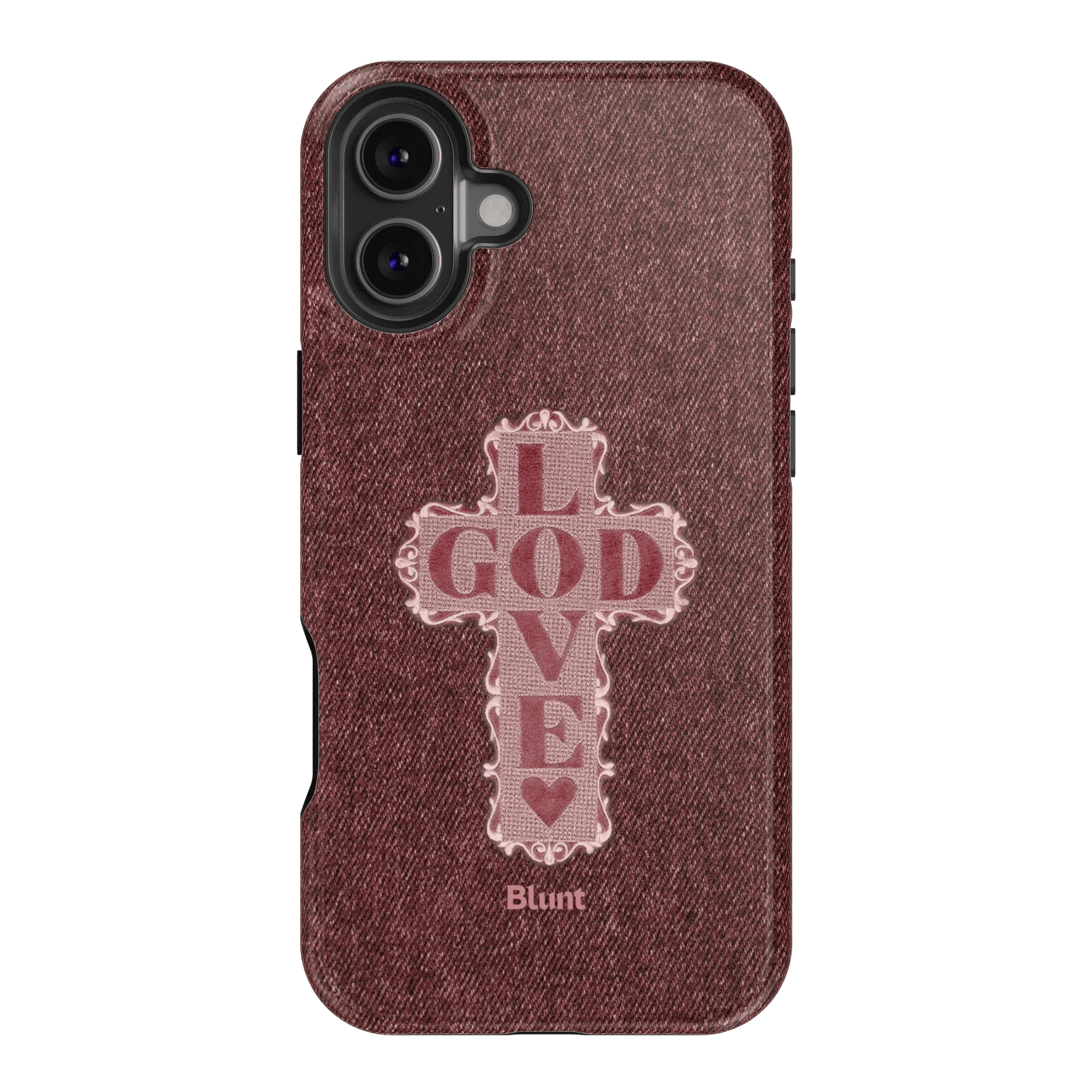 Love God Pink Cross iPhone Case - Blunt Cases