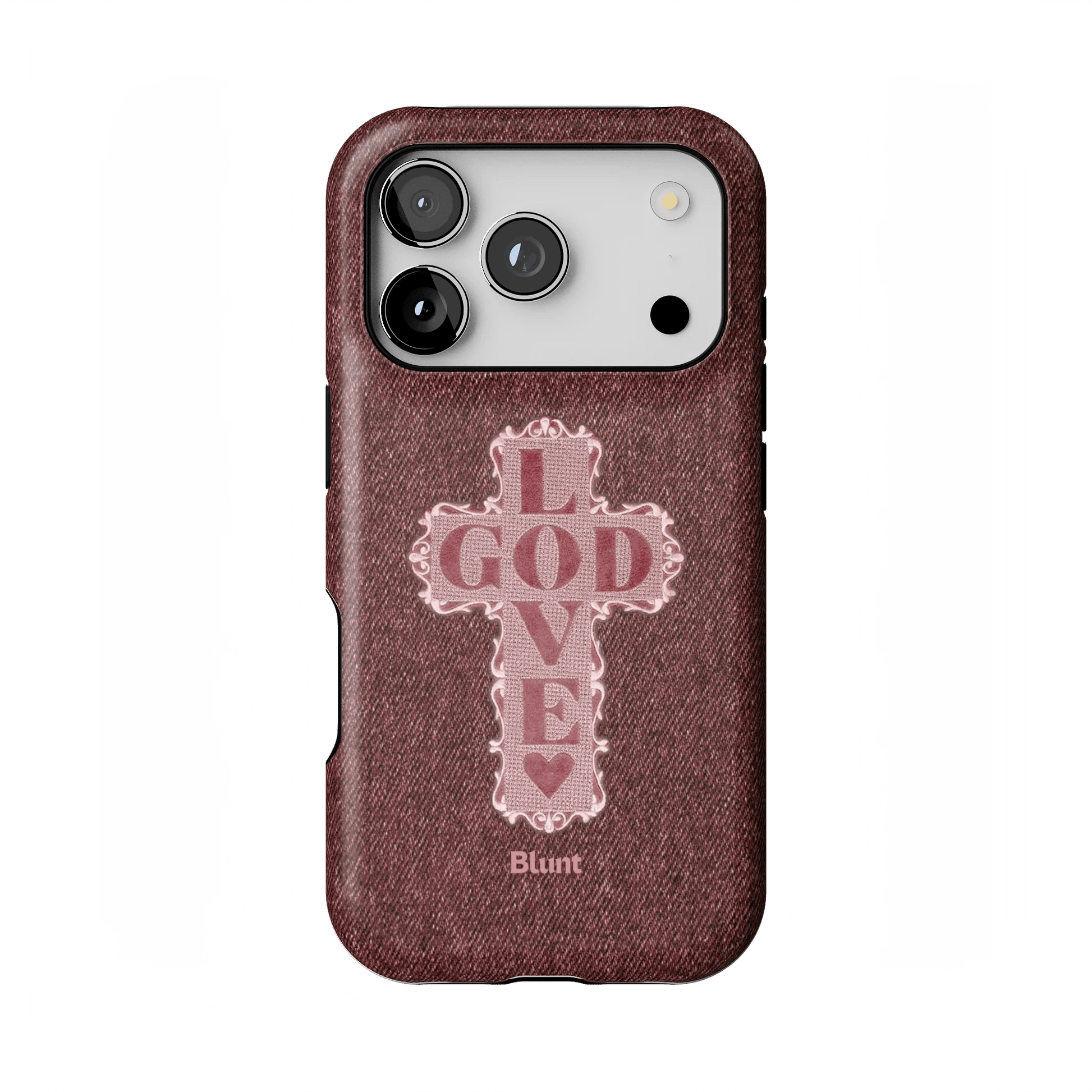 Love God Pink Cross iPhone Case - Blunt Cases