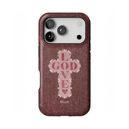 Love God Pink Cross iPhone Case - Blunt Cases