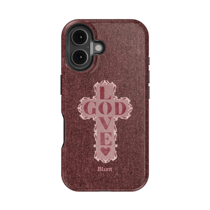 Love God Pink Cross iPhone Case - Blunt Cases