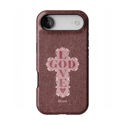 Love God Pink Cross iPhone Case - Blunt Cases