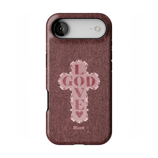 Love God Pink Cross iPhone Case - Blunt Cases