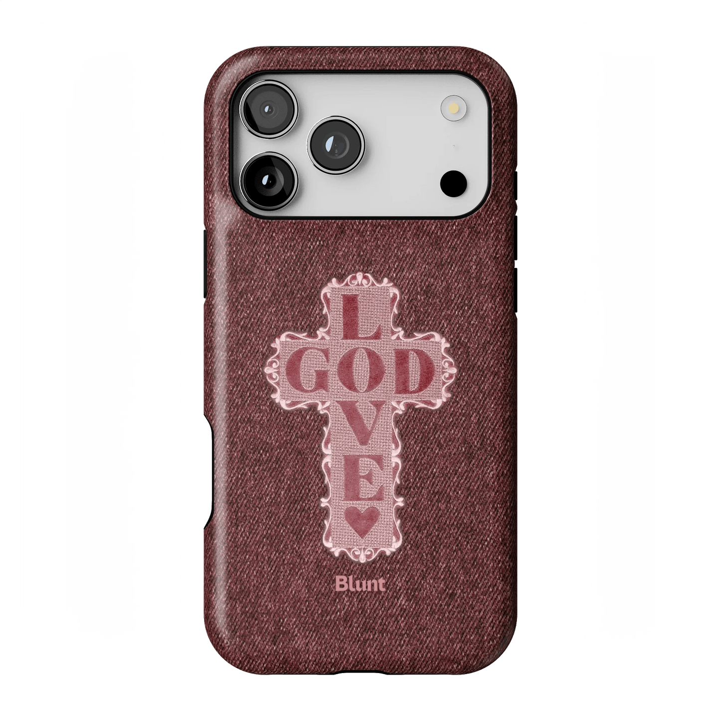 Love God Pink Cross iPhone Case - Blunt Cases